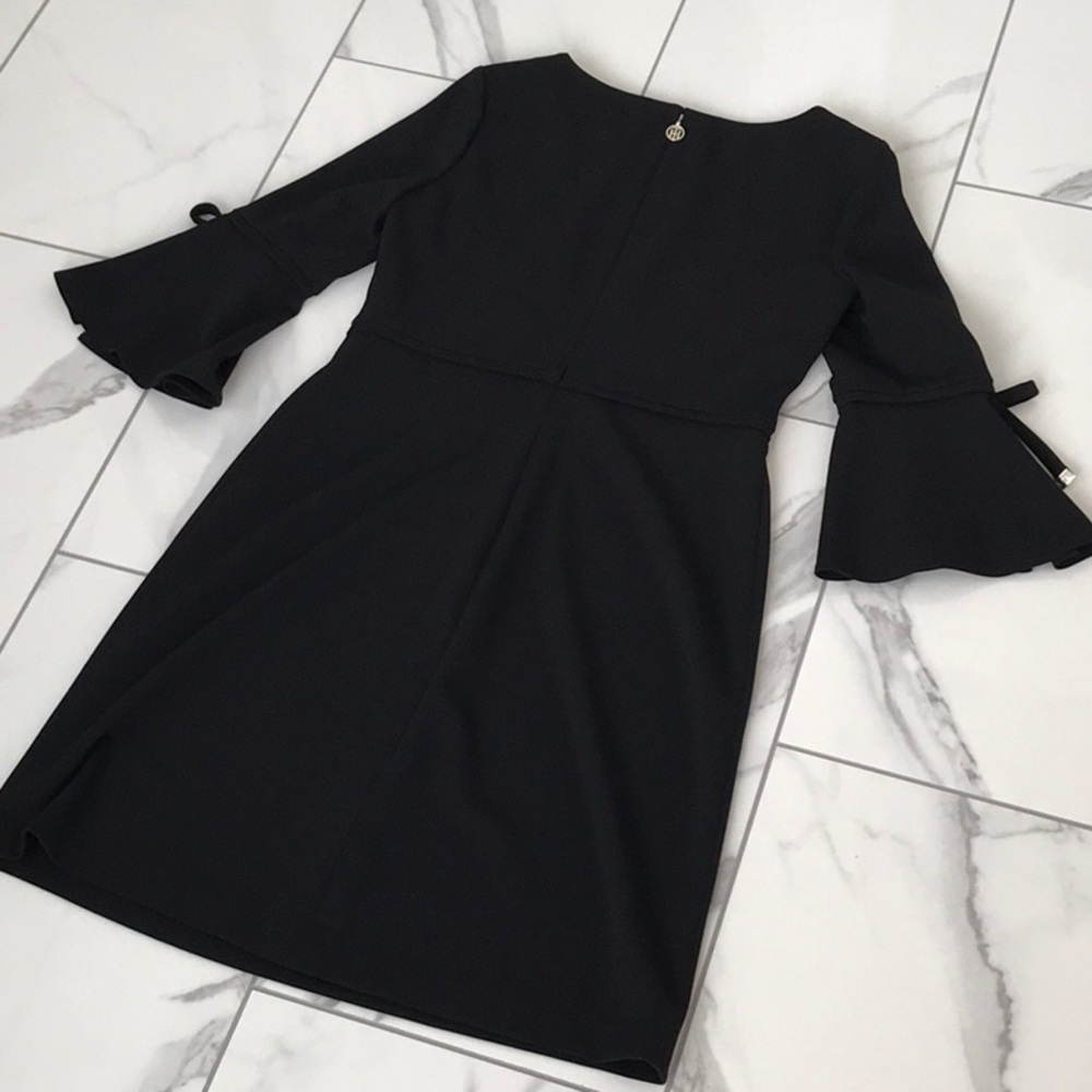 Tommy Hilfiger Black Bell Sleeve Dress - Picture 9 of 14